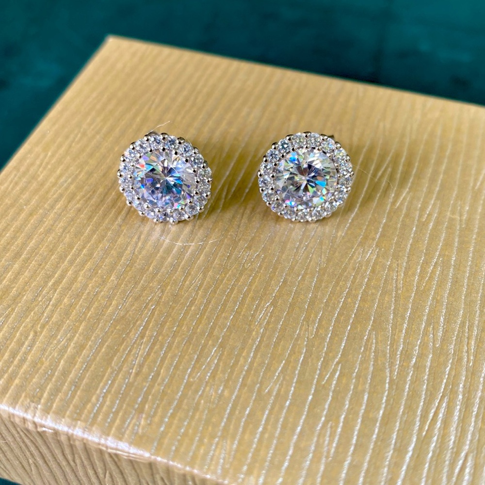 JTV Crystal Stud Earrings - great for everyday sparkle and travel!